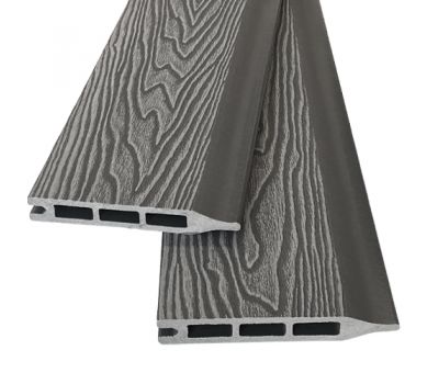 Заборная панель (шип-паз) Wood-X 146х20 Серый 3D от производителя  EasyDecking по цене 510 р