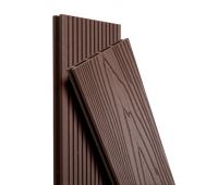 Террасная доска ДПК Топ 3D Шоколад