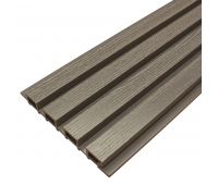 Доска Фасадная из ДПК Wood Рейка Графит Доска Фасадная из ДПК Wood Рейка Графит