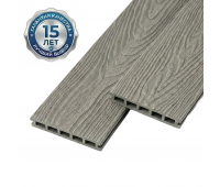 Террасная шовная доска ДПК 2-х сторонняя Патио - Серый