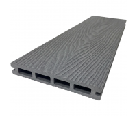 Террасная доска ДПК Lite 3D Серый