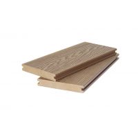 Террасная доска ДПК ( 3D фактура дерева ) полнотелая двухсторонняя Песочный Террасная доска ДПК ( 3D фактура дерева ) полнотелая двухсторонняя Песочный