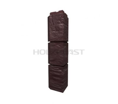 Внешний Угол для коллекции Туф Темно-коричневый от производителя  Holzplast по цене 420 р