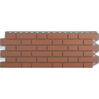 Фасадные панели (цокольный сайдинг) Кирпич клинкерный Красный Фасадные панели (цокольный сайдинг) Кирпич клинкерный Красный