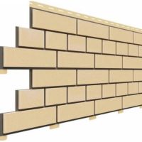 Цокольный сайдинг коллекция Кирпич - Светло-желтый Цокольный сайдинг коллекция Кирпич - Светло-желтый