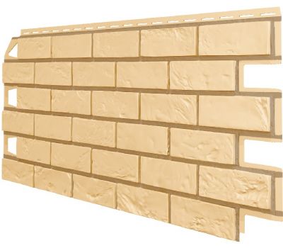 Фасадные панели (Цокольный Сайдинг) VOX Vilo Brick Песочный от производителя  Vox по цене 570 р