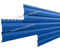 Металлический сайдинг МП СК-14х226 (ПЭ-01-5005-0.5) Синий насыщенный