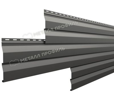 Металлический сайдинг МП СК-14х226 (PURMAN-20-7024-0.5) Серый графит от производителя  Металл Профиль по цене 1 290 р