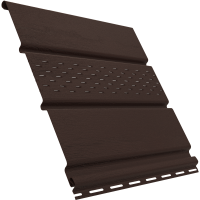 Софит перфорация по центру Коричневый Софит перфорация по центру Коричневый