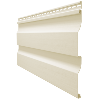 Виниловый сайдинг - серия PREMIUM D4,5D,(Корабельный брус) Сливки Виниловый сайдинг - серия PREMIUM D4,5D,(Корабельный брус) Сливки