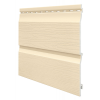Виниловый сайдинг панель двойная Kerrafront Classic - Beige