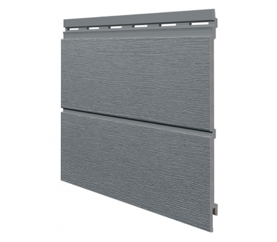 Виниловый сайдинг панель двойная Kerrafront Modern Wood - Quartz Grey от производителя  Vox по цене 4 134 р