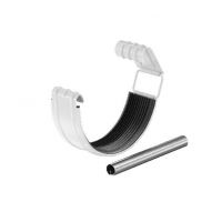 Соединитель желоба с резиновым уплотнителем RAL 9003 Белый 150/100 Соединитель желоба с резиновым уплотнителем RAL 9003 Белый 150/100