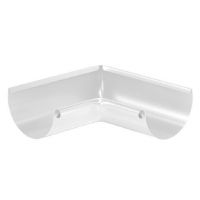 Угол желоба, внутренний 90° RAL 9003 Белый 125/90 Угол желоба, внутренний 90° RAL 9003 Белый 125/90