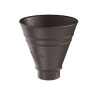 Воронка водосборная круглая RR 32 Тёмно-коричневый matt 150/100 Воронка водосборная круглая RR 32 Тёмно-коричневый matt 150/100