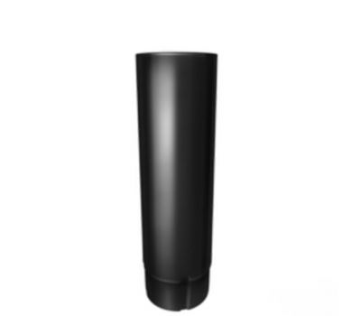 Труба водосточная 3м Чёрный (RAL 9005) от производителя  Grand Line по цене 1 455 р