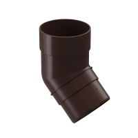 Колено 45˚ Premium ПВХ Шоколад Колено 45˚ Premium ПВХ Шоколад