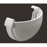 Заглушка желоба универсальная Lux ПВХ Пломбир Заглушка желоба универсальная Lux ПВХ Пломбир